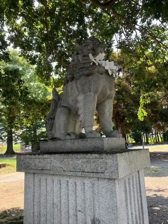 島田八坂神社の狛犬