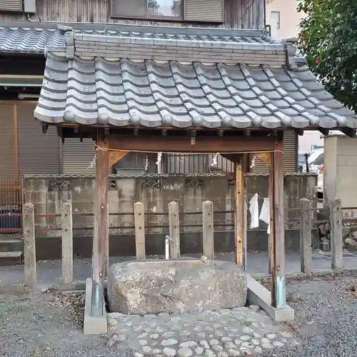 萬古神社の手水舎