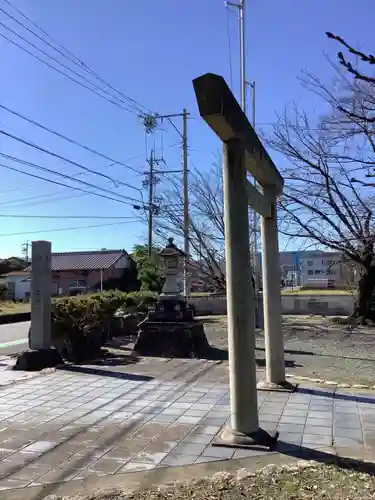 八幡社の鳥居