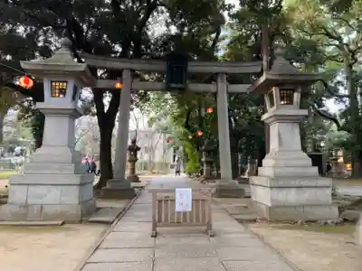 赤坂氷川神社の鳥居