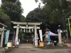 太子堂八幡神社の鳥居