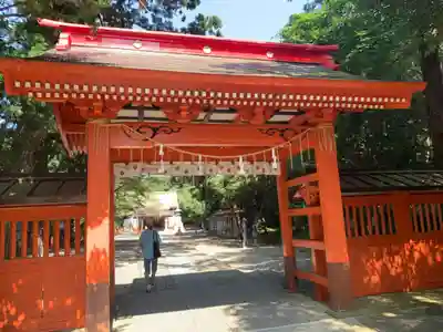息栖神社の山門・神門