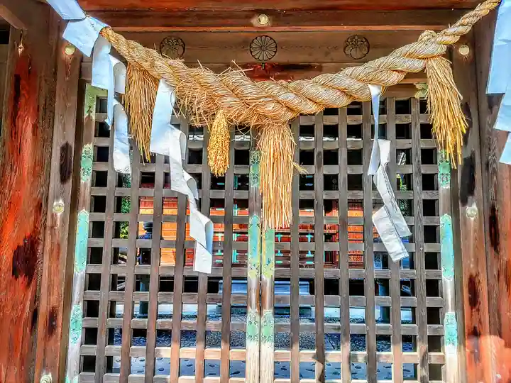 神明社・小河天神社合殿の本殿・本堂