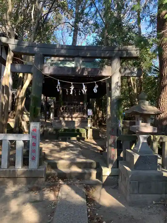 篠崎浅間神社の鳥居