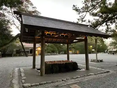 伊勢神宮外宮(豊受大神宮)の手水舎