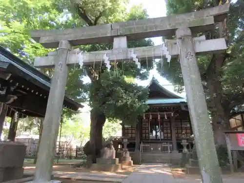 西向天神社の鳥居