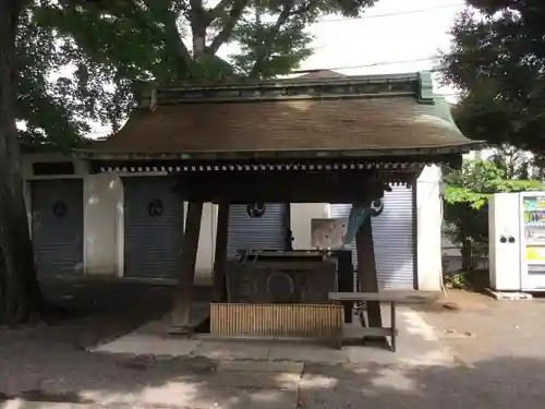 七社神社の手水舎