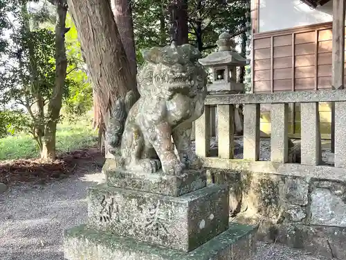 川田神社の狛犬