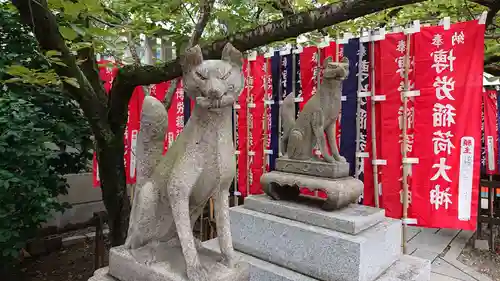 難波神社の狛犬