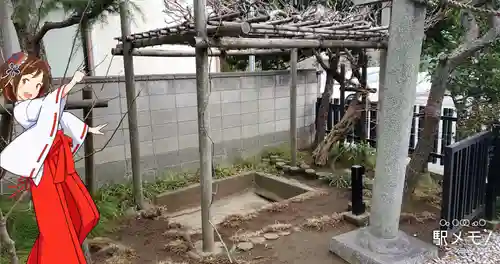 大六天神社の庭園