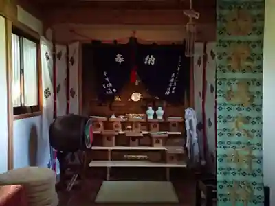 粟嶋大明神の本殿・本堂