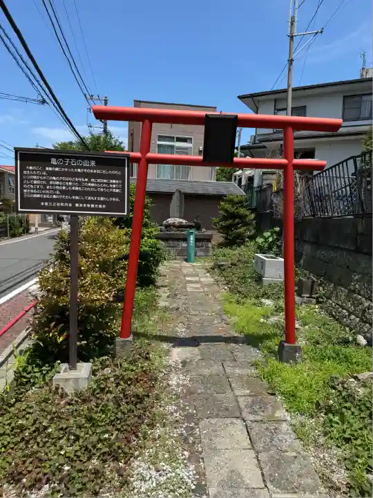 亀の子石神社(亀の子様)(神奈川県)