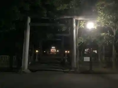 溝旗神社（肇國神社）の鳥居