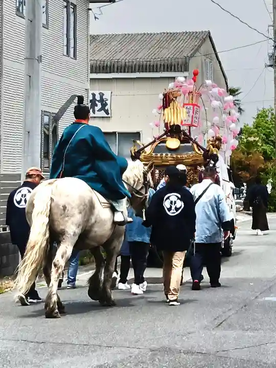 諏訪八幡神社の周辺