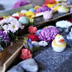 滑川神社 - 仕事と子どもの守り神の手水