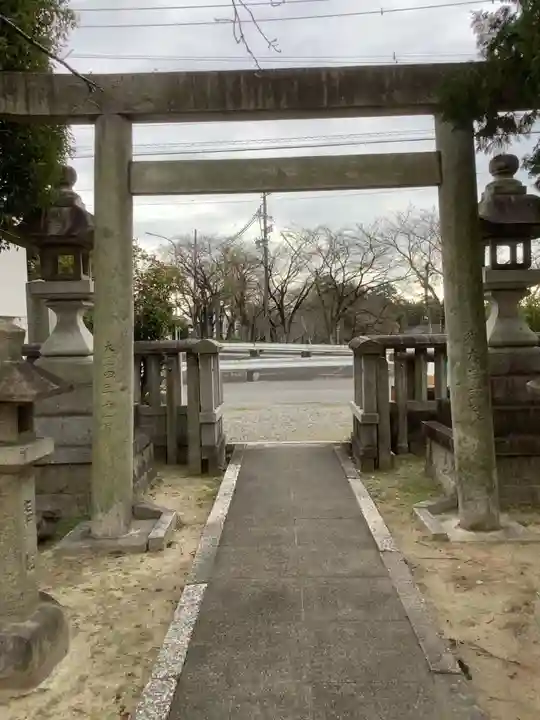 秋葉神社の鳥居