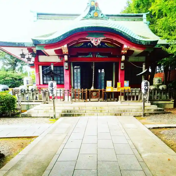 市谷亀岡八幡宮の本殿・本堂