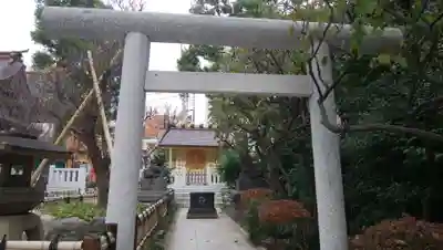 蒲田八幡神社の鳥居