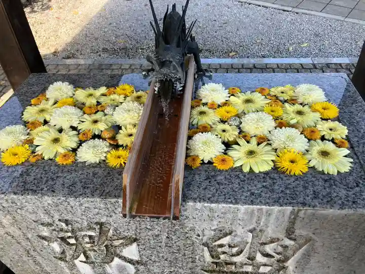 川越八幡宮の手水舎