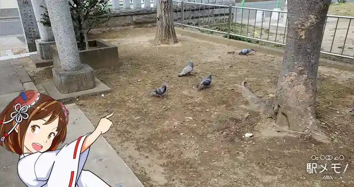 三谷稲荷神社の動物