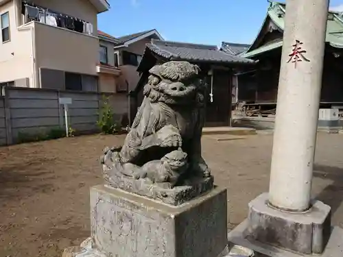 御霊神社の狛犬