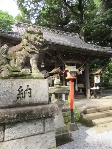 間々田八幡宮の狛犬