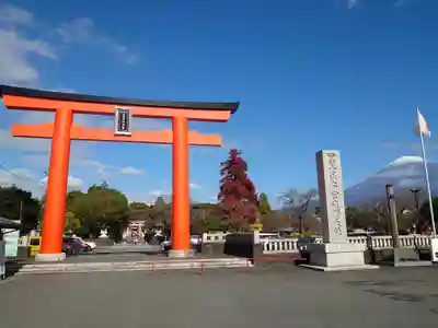 富士山本宮浅間大社の鳥居