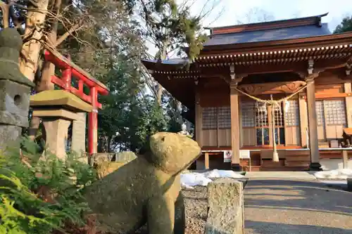 阿久津「田村神社」（郡山市阿久津町）旧社名：伊豆箱根三嶋三社の本殿