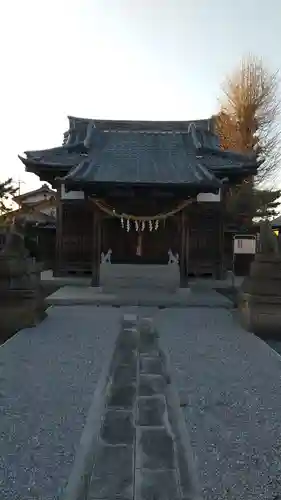 道地神社の本殿