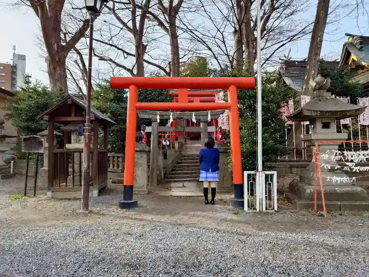 安積國造神社の鳥居