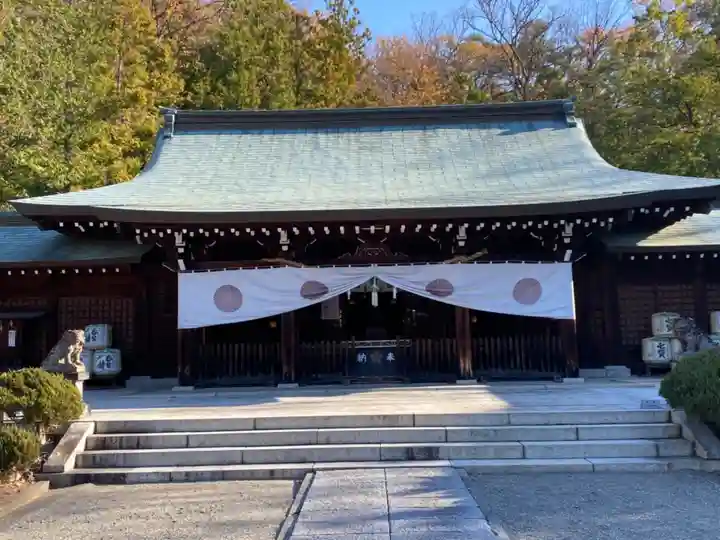 山梨縣護國神社の本殿・本堂