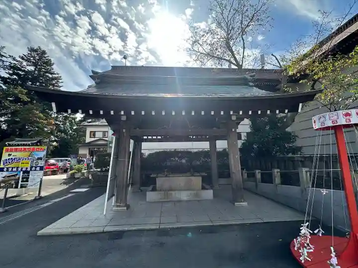 宮城縣護國神社の手水舎