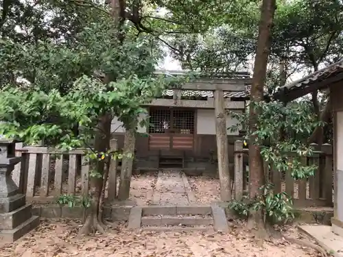 忍坂山口坐神社の鳥居