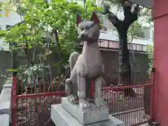 笠䅣稲荷神社の狛犬