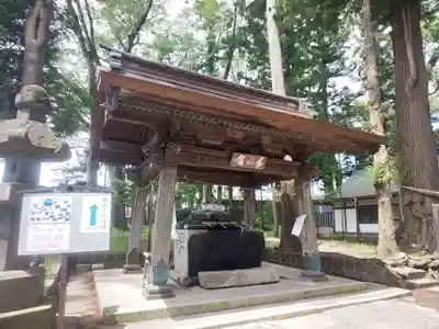 小室浅間神社の手水舎