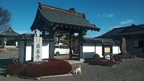 盛善寺の山門