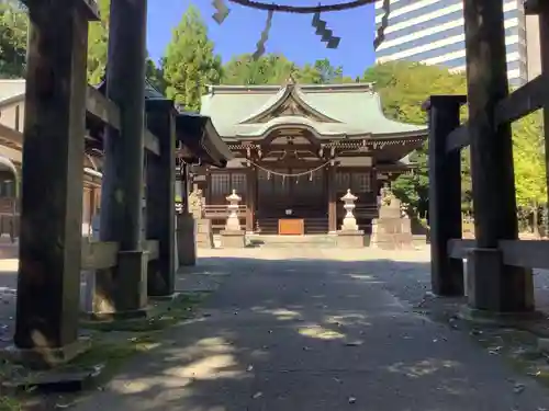 落合白山神社の本殿・本堂