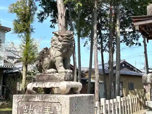 高木神社の狛犬