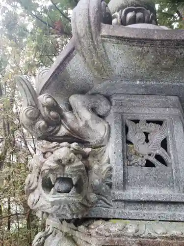 越中一宮 髙瀬神社の狛犬