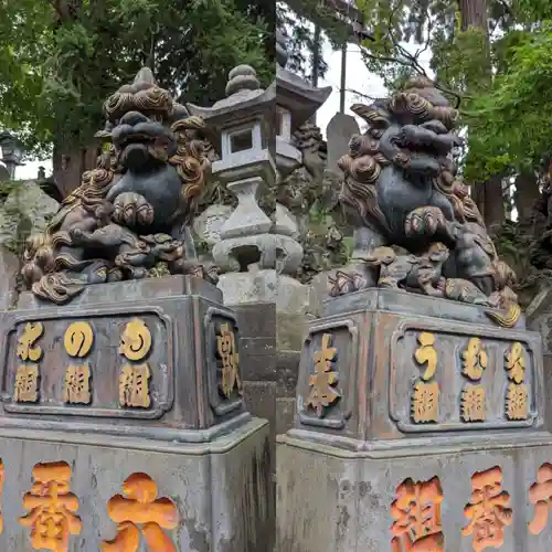 成田山新勝寺の狛犬