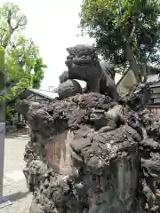 お三の宮日枝神社の狛犬