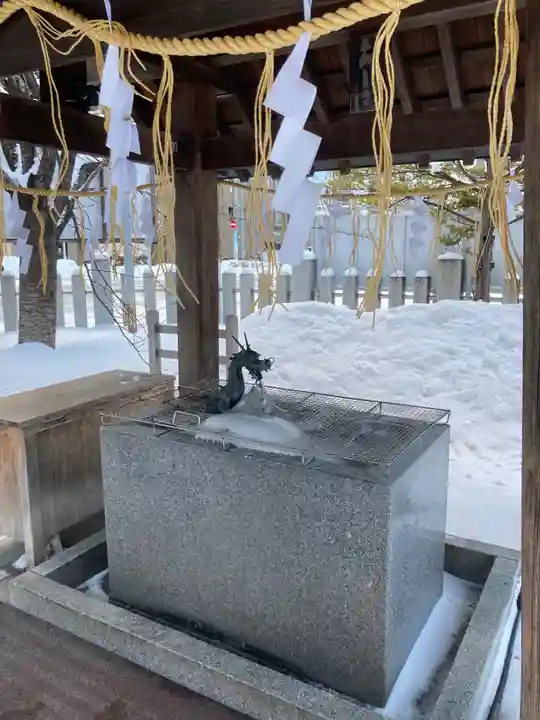 北海道神宮頓宮の手水舎