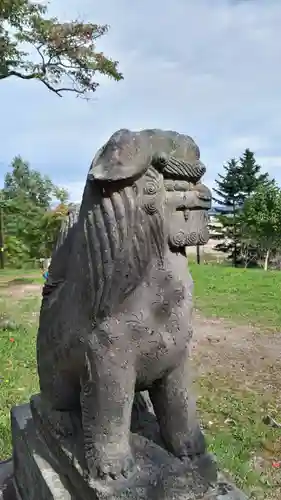 材木澤神社の狛犬