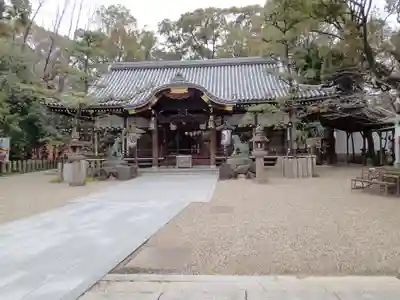 杭全神社の本殿・本堂