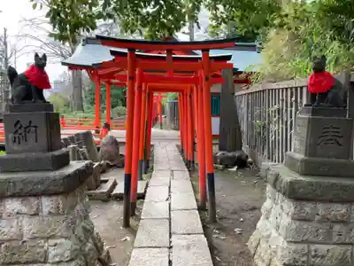 根津神社の鳥居