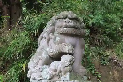 阿久津「田村神社」(郡山市阿久津町)旧社名:伊豆箱根三嶋三社の狛犬