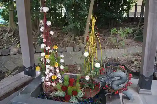 東海市熊野神社の手水舎