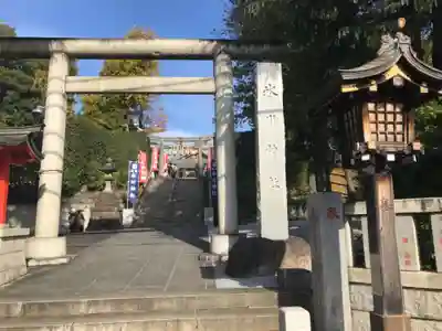 中野沼袋氷川神社の鳥居