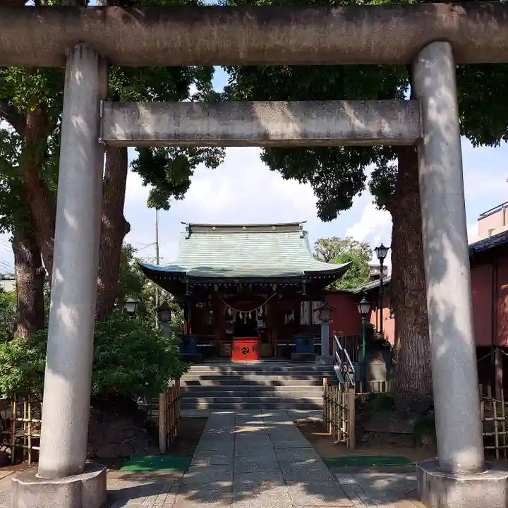 小村井 香取神社の鳥居