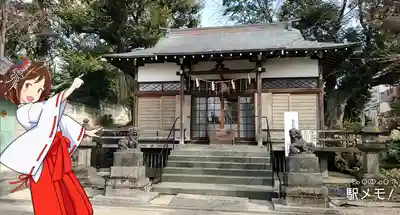 上田端八幡神社の本殿・本堂